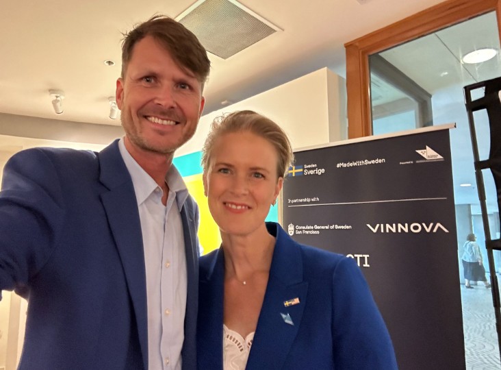 Malin Samuelsson and Lars-Fredrik Forberg